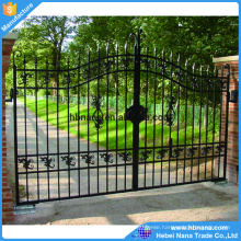 Customized Top quality metal garden gate / high standard quality modern simple sliding iron gate